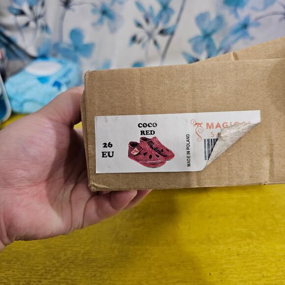 Magical Shoes Children's Barefoot Shoes Coco Red EU 26 US Kids 10 NEW NEVER WORN - Picture 7 of 7